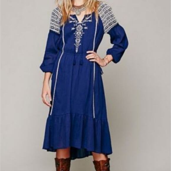 Free People Dream Weaver Embroidered XS Dress - Picture 1 of 6